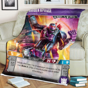 Transformers Raider Apeface Espionage Commando Alt 2 Mode Blanket