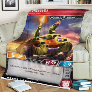 Transformers Roadbuster Ground Assault Commander Alt Mode Blanket