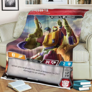 Transformers Roadbuster Ground Assault Commander Sherpa Blanket
