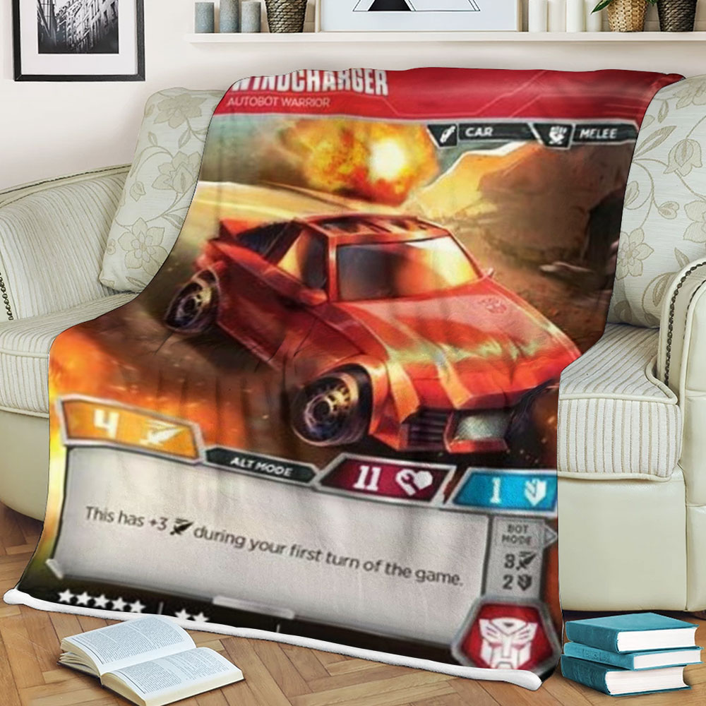 Transformers Windcharger Autobot Warrior Alt Mode Blanket Transformers Windcharger Autobot Warrior Alt Mode Blanket