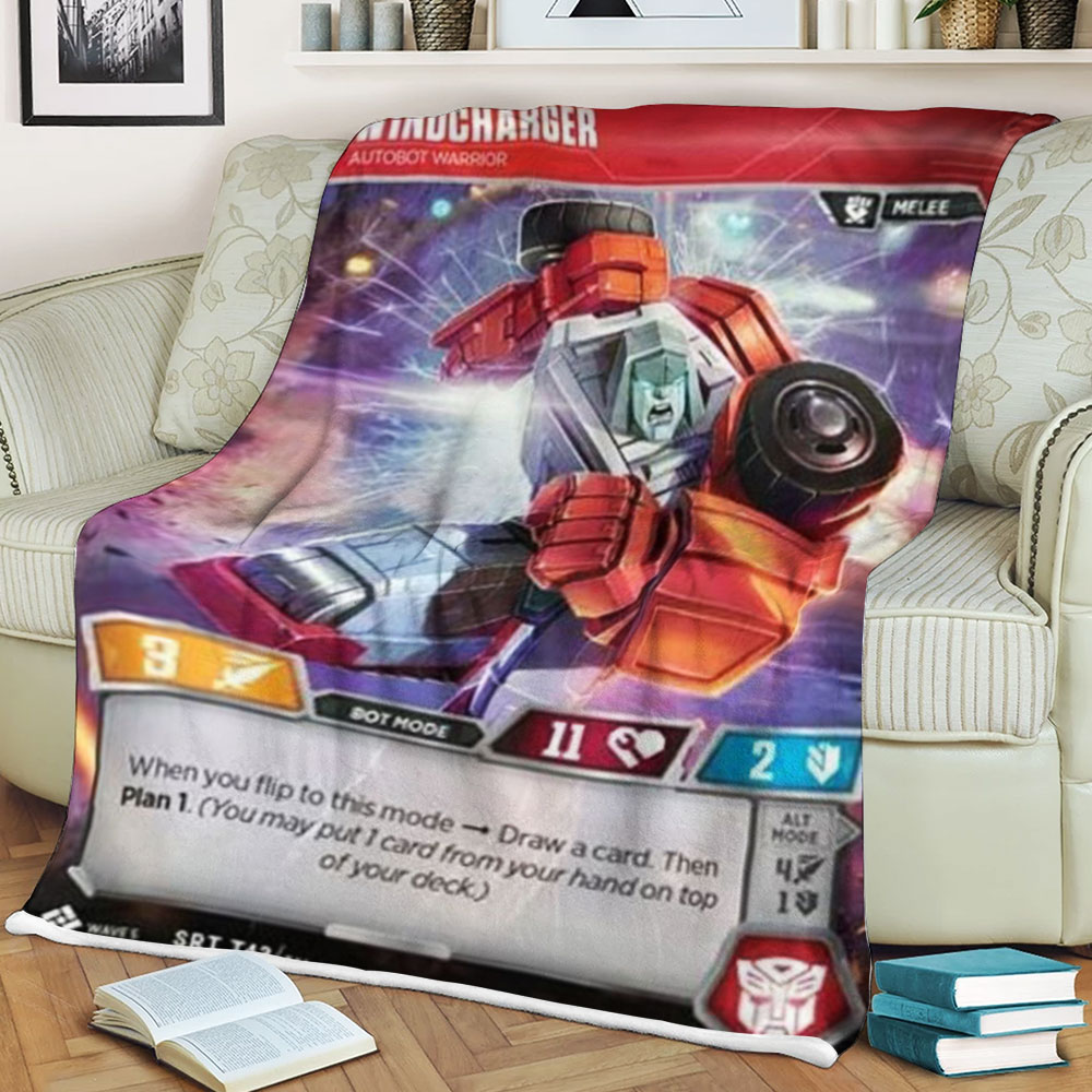 Transformers Windcharger Autobot Warrior Blanket Transformers Windcharger Autobot Warrior Blanket