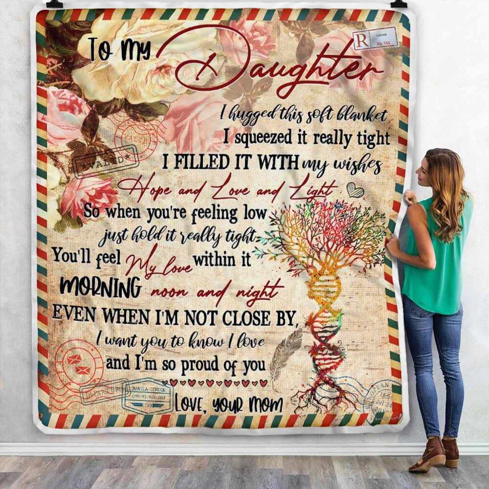 Tree Sweet Letter To My Daughter Im So Proud Of You Blanket Tree Sweet Letter To My Daughter Im So Proud Of You Blanket