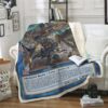 Tri Brigade Shuraig The Ominous Omen Yu Gi Oh Blanket