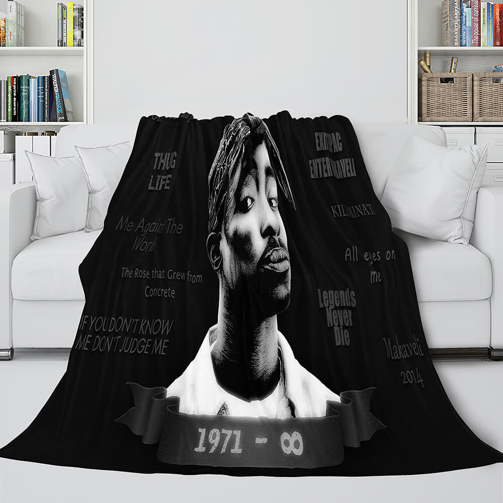 Tupac Amaru Shakur Blanket 616 Tupac Amaru Shakur Blanket 616