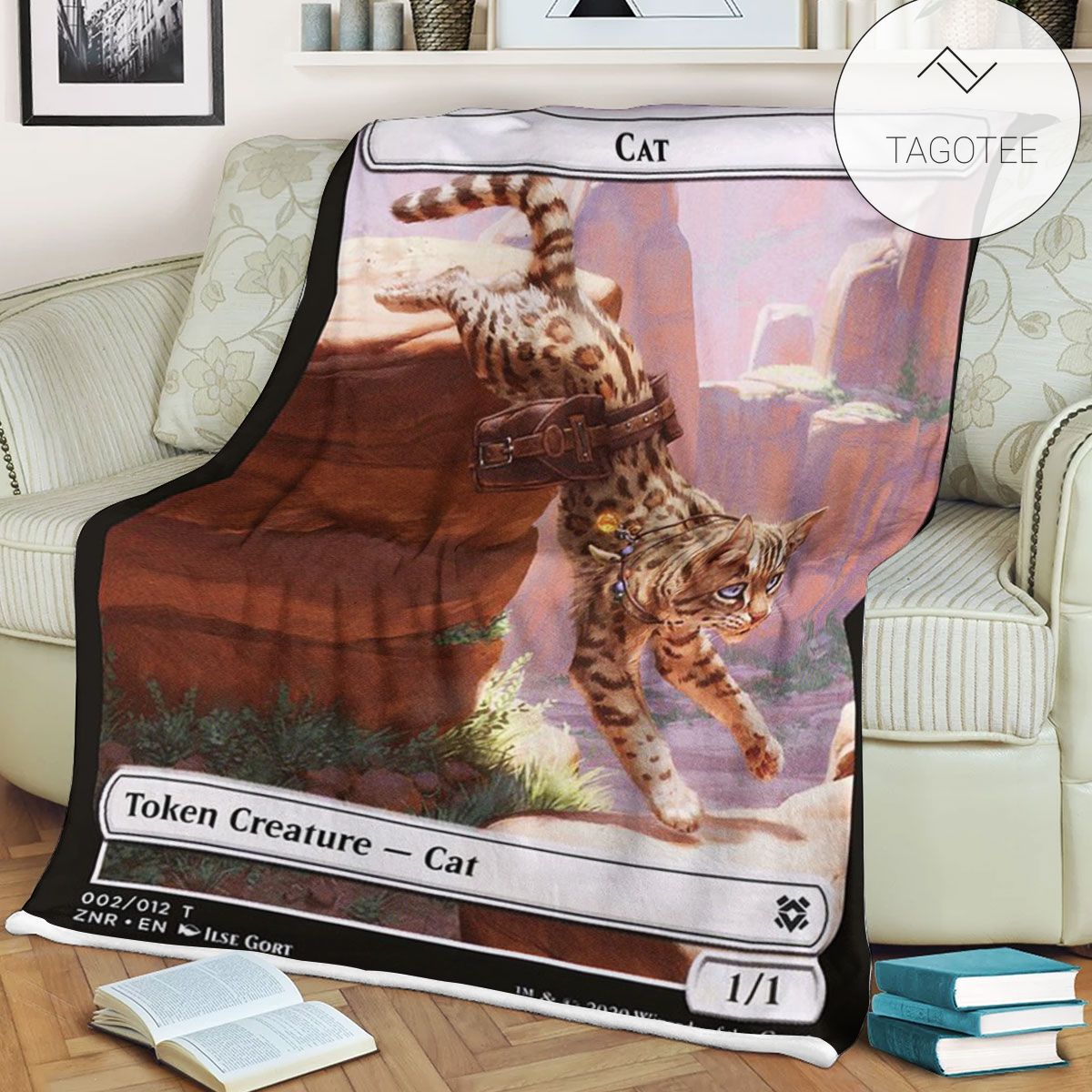 Tznr 2 Cat Mtg Game Magic The Gathering Fleece Blanket Tznr 2 Cat Mtg Game Magic The Gathering Fleece Blanket
