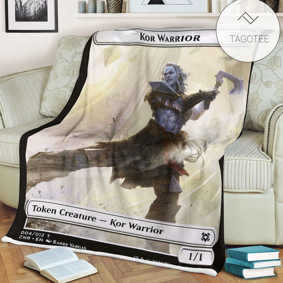 Tznr 4 Kor Warrior Mtg Game Magic The Gathering Fleece Blanket Tznr 4 Kor Warrior Mtg Game Magic The Gathering Fleece Blanket