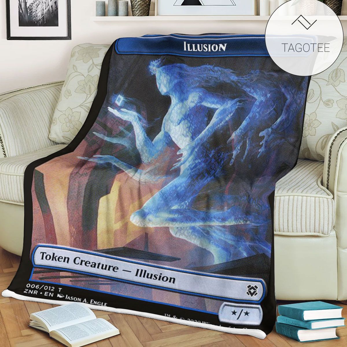 Tznr 6 Illusion Mtg Game Magic The Gathering Fleece Blanket Tznr 6 Illusion Mtg Game Magic The Gathering Fleece Blanket