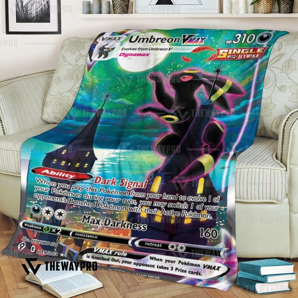 Umbreon Vmax Evolving Skies Blanket Umbreon Vmax Evolving Skies Blanket
