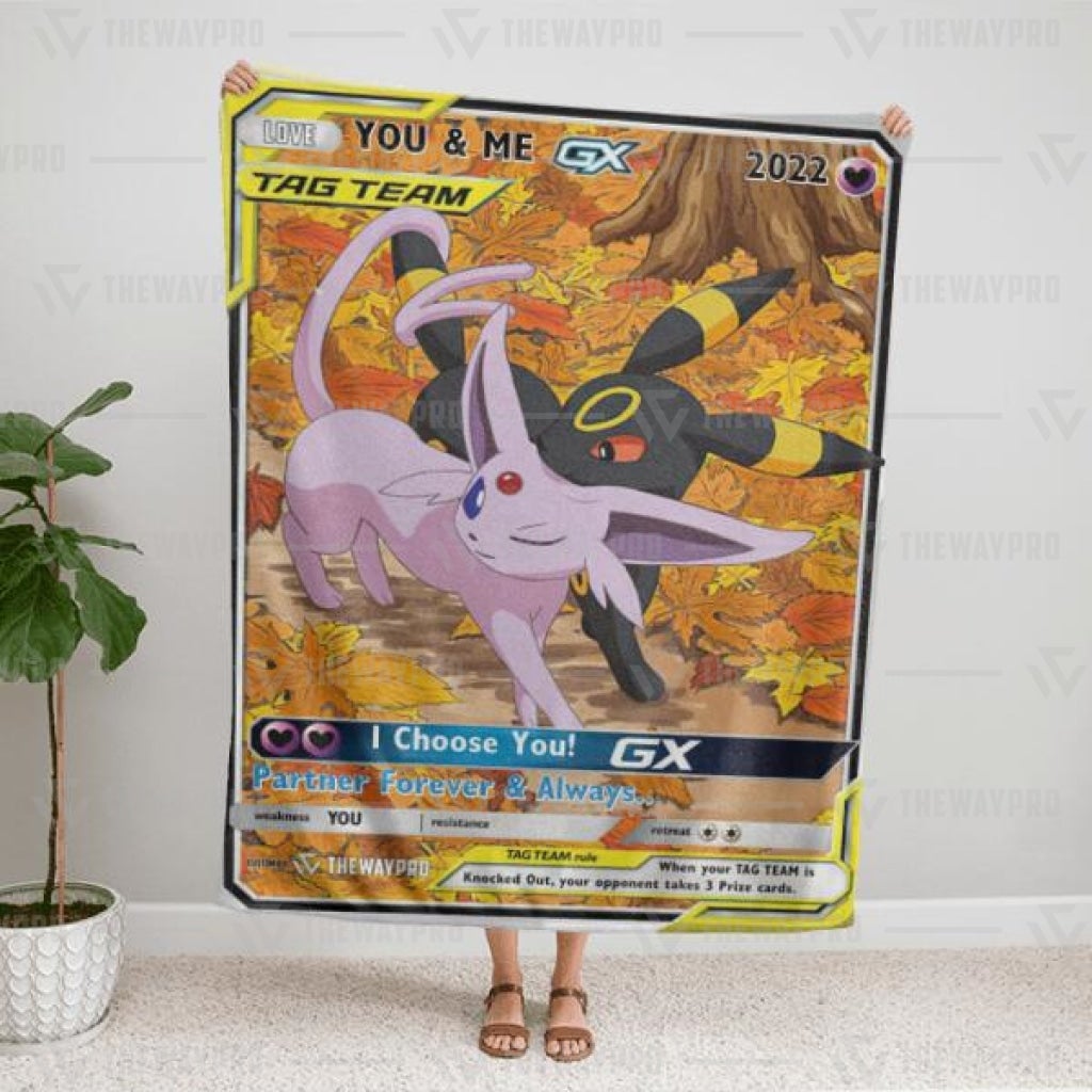 Valentine Pokemon Tag Team Eevee Couple You And Me Blanket Valentine Pokemon Tag Team Eevee Couple You And Me Blanket
