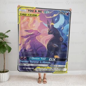Valentine Pokemon Tag Team Umbreon And Espeon I Choose You Blanket
