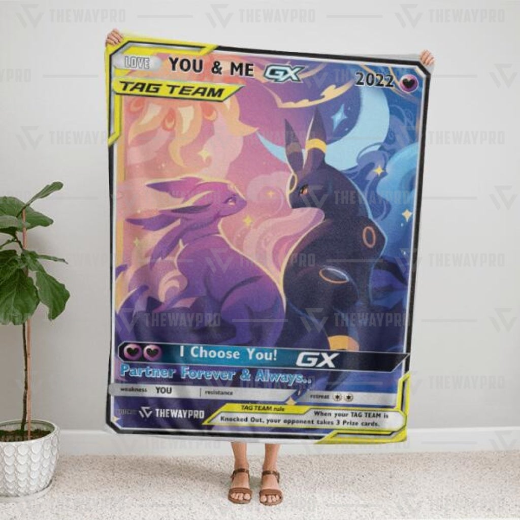 Valentine Pokemon Tag Team Umbreon And Espeon I Choose You Blanket Valentine Pokemon Tag Team Umbreon And Espeon I Choose You Blanket