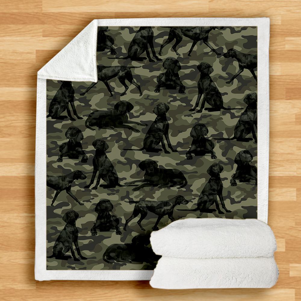 Vizsla Camo Blanket Vizsla Camo Blanket