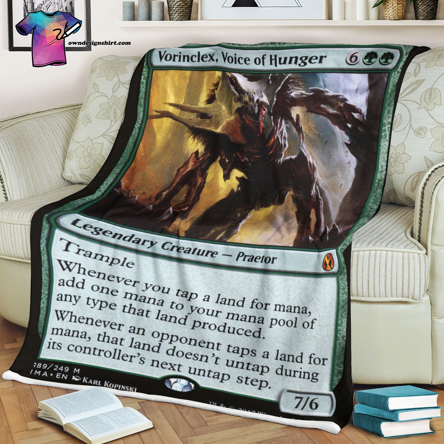 Vorinclex Voice Of Hunger Game Magic The Gathering Blanket Vorinclex Voice Of Hunger Game Magic The Gathering Blanket