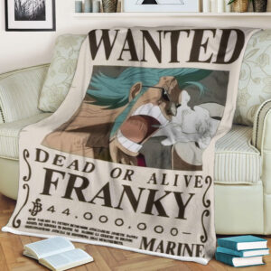 Wanted Dead Or Live Franky One Piece Blanket