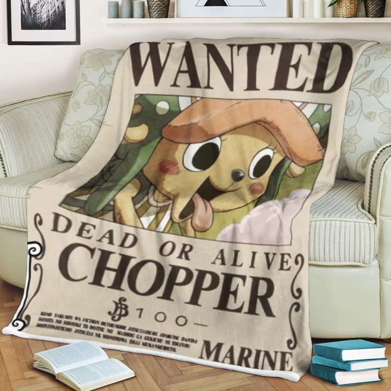 Wanted-Dead-Or-Live-Tony-Chopper-One-Piece-Blanket-1