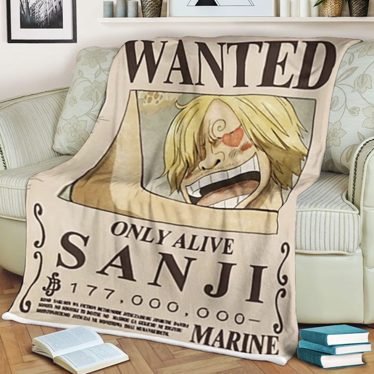 Wanted-Only-Alive-Sanji-One-Piece-Blanket-1