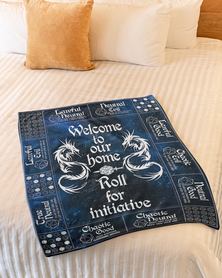 Welcome-To-Our-Home-Roll-For-Initiative-Fleece-Blanket-4