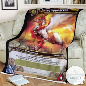 World Of Warcraft Blazing Hippogryph Soft Blanket Tagotee