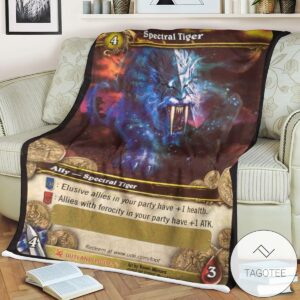 World Of Warcraft Spectral Tiger Soft Blanket Tagotee