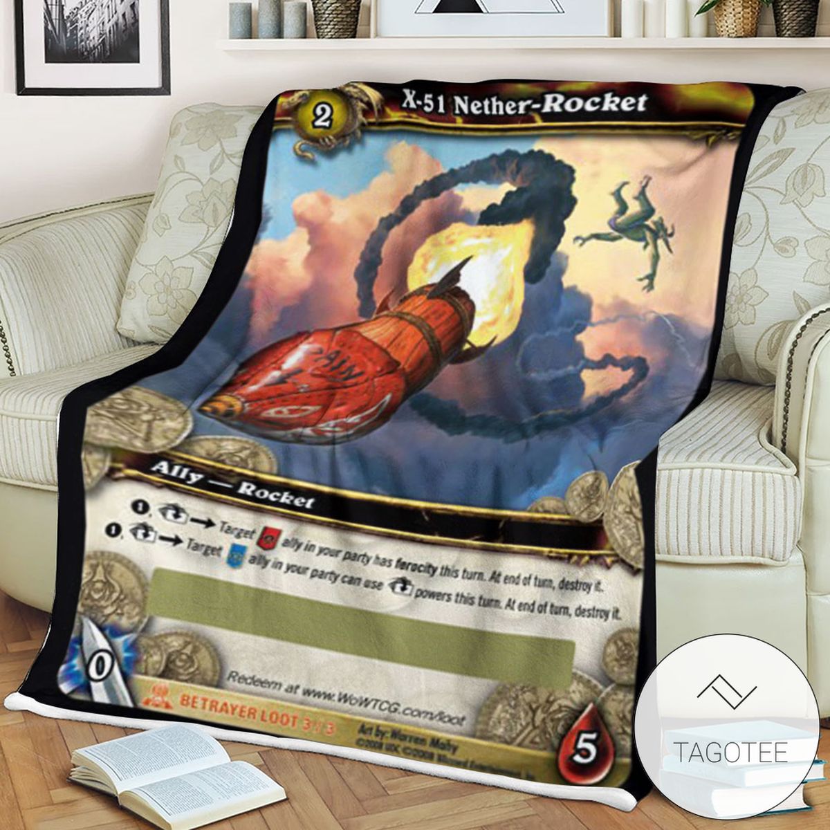 World Of Warcraft X 51 Nether Rocket Soft Blanket World Of Warcraft X 51 Nether Rocket Soft Blanket
