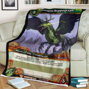 Wow Corrupted Hippogryph Blanket