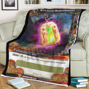Wow Dark Portal Hearthstone Blanket