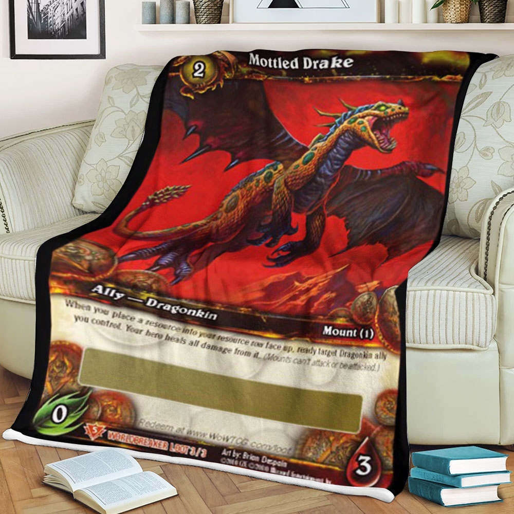 Wow Mottled Drake Blanket Wow Mottled Drake Blanket