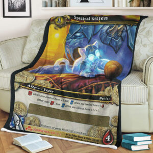 Wow Spectral Kitten Blanket