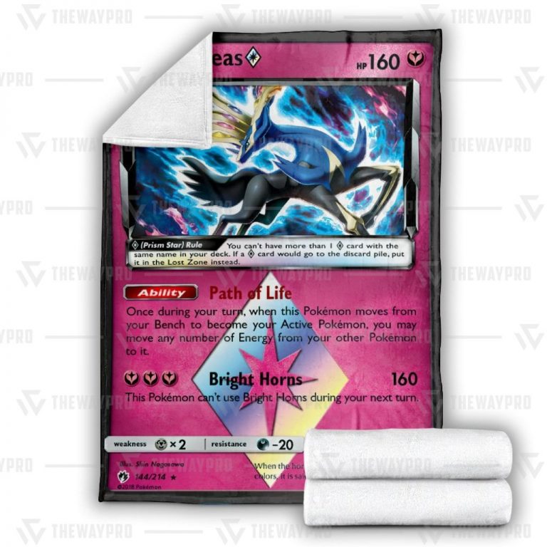 Xerneas-Prism-Star-Lost-Thunder-Pokemon-Blanket-1