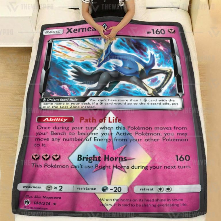 Xerneas-Prism-Star-Lost-Thunder-Pokemon-Blanket-2