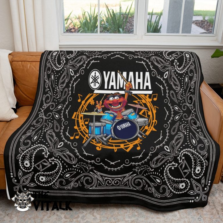 Yamaha-Drums-Animal-The-Muppet-Fleece-Blanket-2