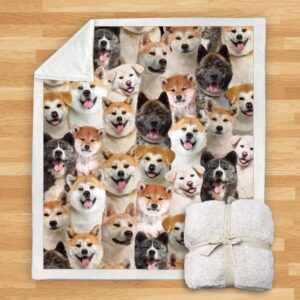 You Will Have A Bunch Of Akita Inus Blanket