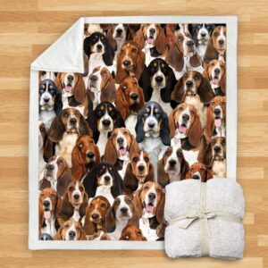 You Will Have A Bunch Of Basset Hounds Blanket