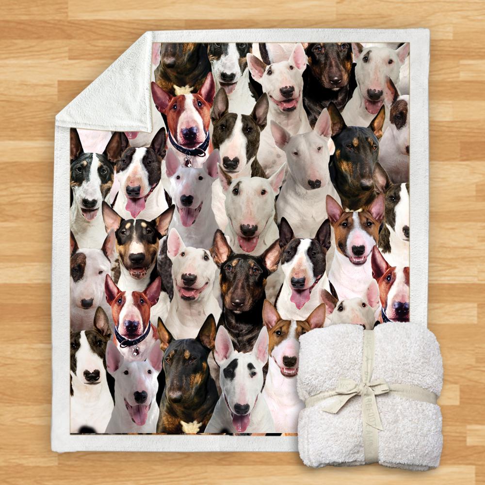 You Will Have A Bunch Of Bull Terriers Blanket You Will Have A Bunch Of Bull Terriers Blanket