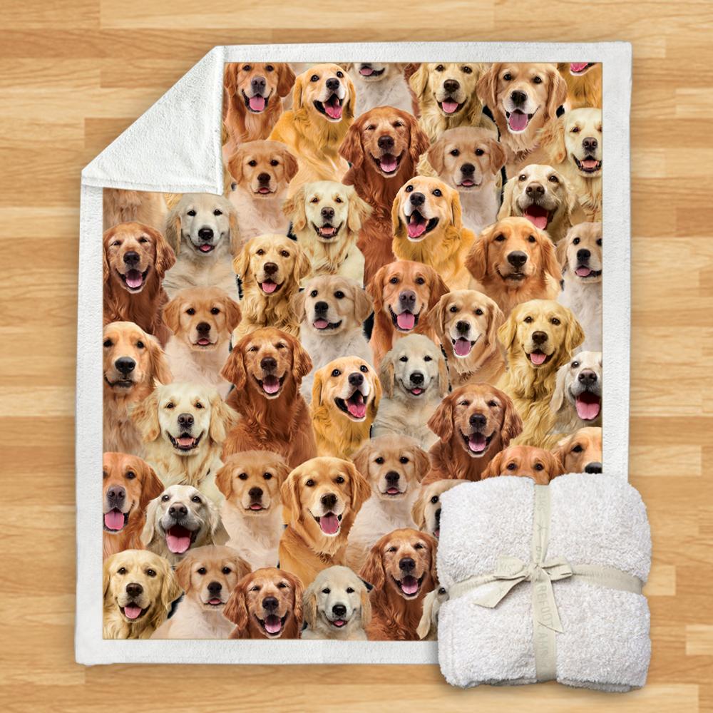 You Will Have A Bunch Of Golden Retrievers Blanket You Will Have A Bunch Of Golden Retrievers Blanket