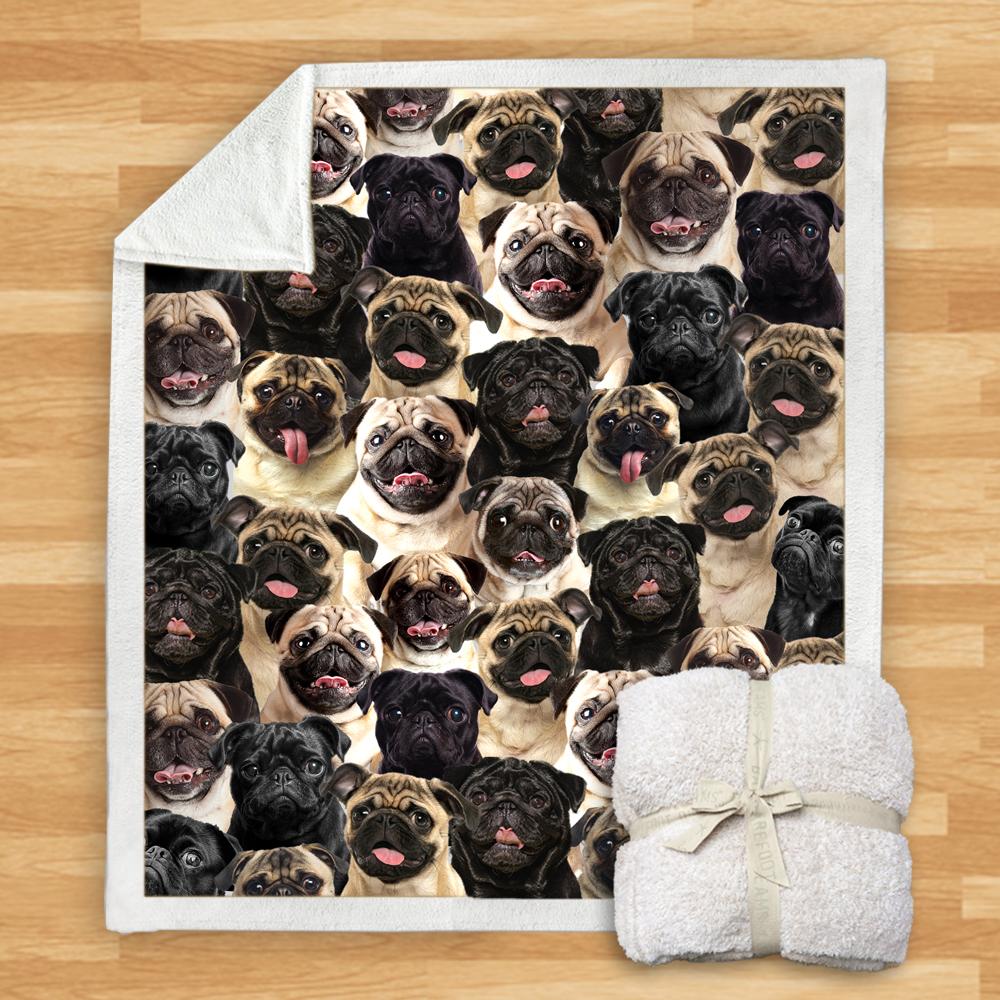 You Will Have A Bunch Of Pugs Blanket