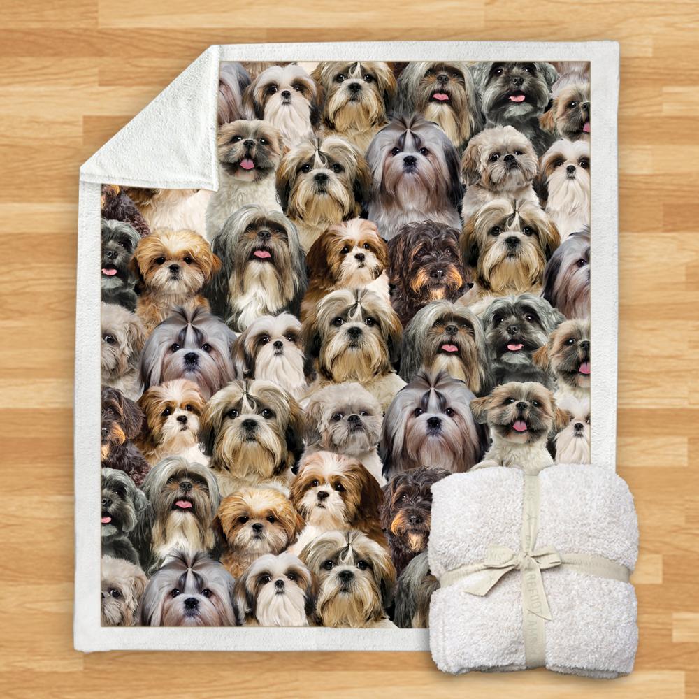 You Will Have A Bunch Of Shih Tzus Blanket You Will Have A Bunch Of Shih Tzus Blanket