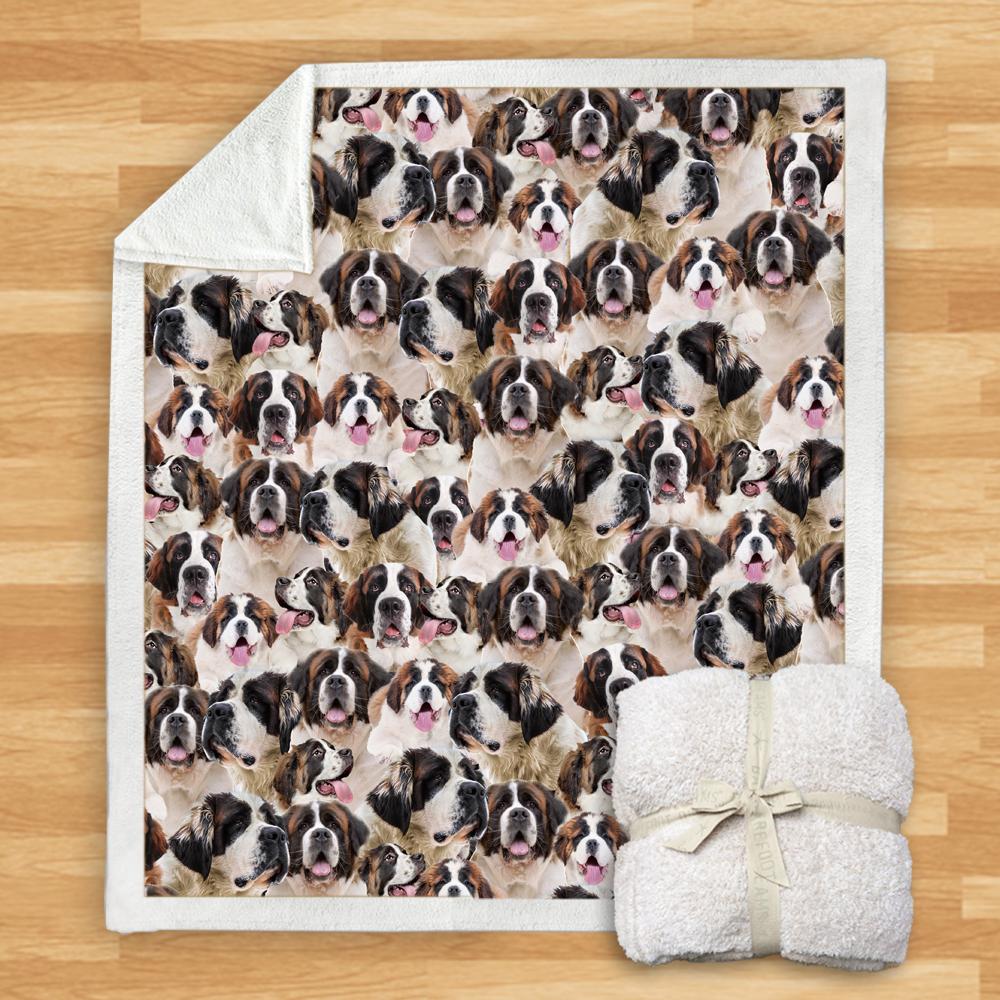 You Will Have A Bunch Of St Bernards Blanket You Will Have A Bunch Of St Bernards Blanket