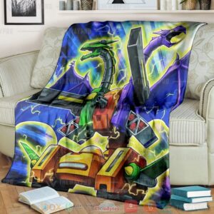 Yu Gi Oh Abc Dragon Buster Soft Blanket 2
