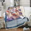 Yu Gi Oh Awakening Of Nephthys Blue Soft Blanket