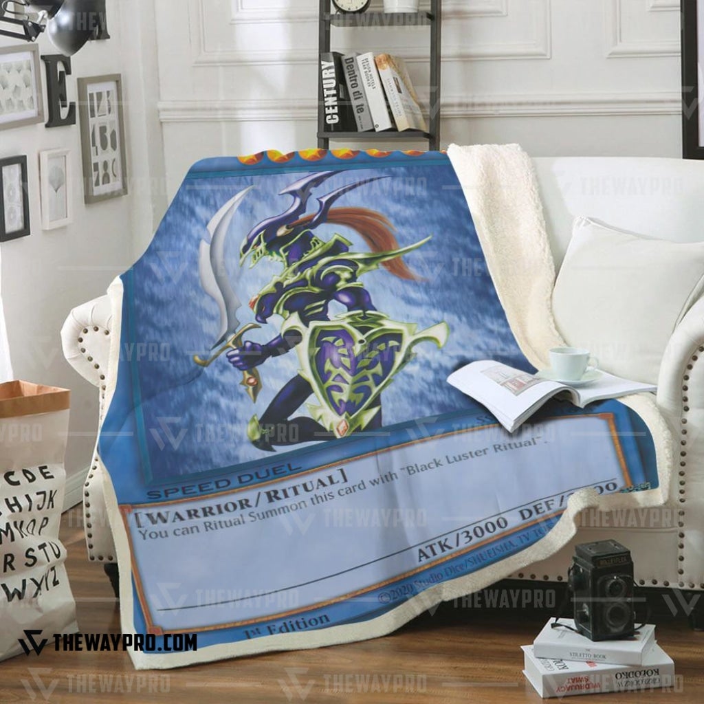 Yu Gi Oh Black Luster Soldier Blanket 4 Yu Gi Oh Black Luster Soldier Blanket 4