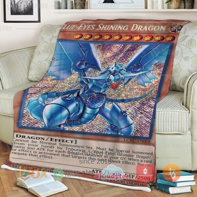 Yu-Gi-Oh-Blue-Eyes-Shining-Dragon-Blanket-2