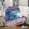 Yu Gi Oh Blue Eyes Ultimate White Dragon Soft Blanket