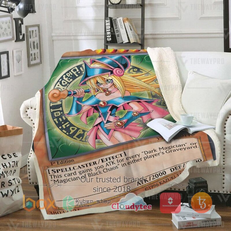 Yu Gi Oh Dark Magician Girl Blanket 4 Yu Gi Oh Dark Magician Girl Blanket 4