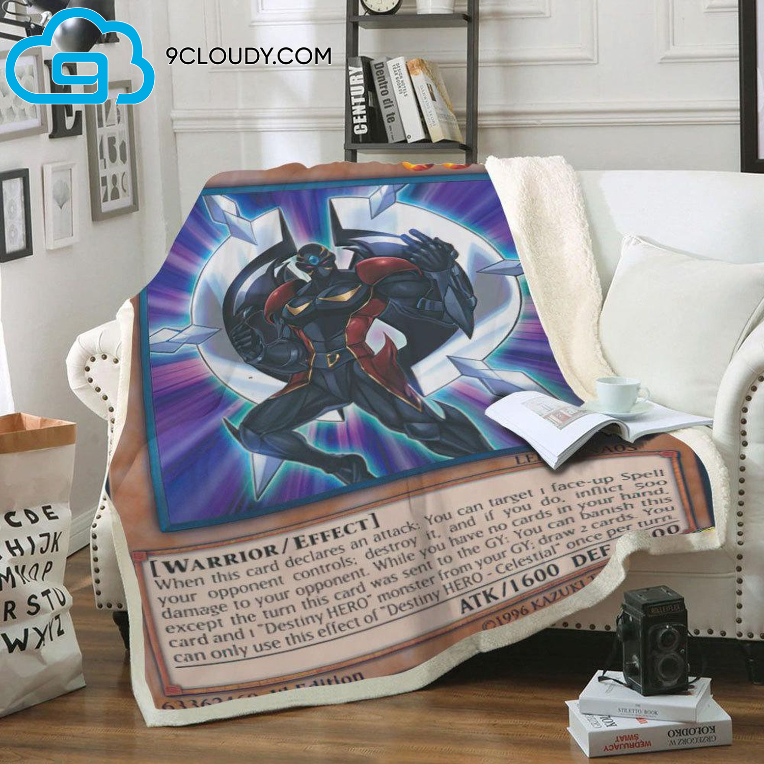 Yu Gi Oh Destiny Hero Celestial Full Print Soft Blanket Yu Gi Oh Destiny Hero Celestial Full Print Soft Blanket
