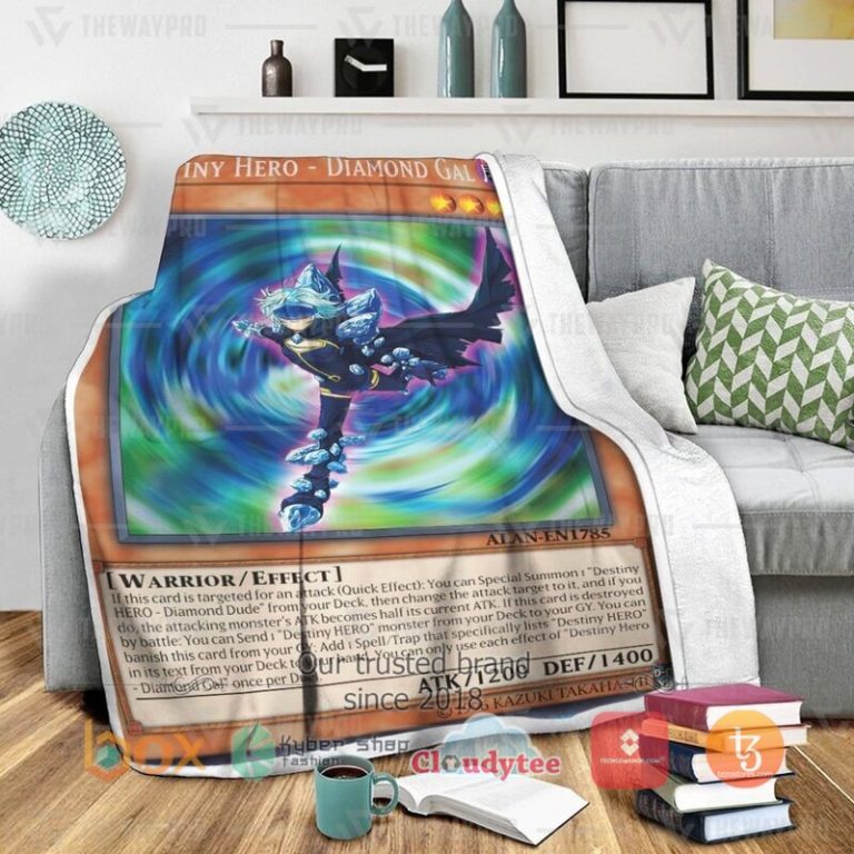 Yu-Gi-Oh-Destiny-Hero-Diamond-Gal-Blanket-1-1