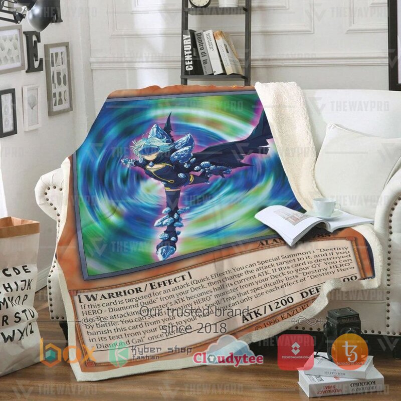 Yu Gi Oh Destiny Hero Diamond Gal Blanket 2 Yu Gi Oh Destiny Hero Diamond Gal Blanket 2
