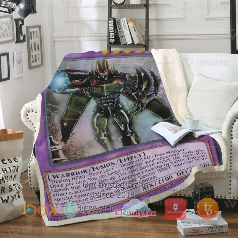 Yu Gi Oh Destiny Hero Doom Monger Blanket 2 Yu Gi Oh Destiny Hero Doom Monger Blanket 2