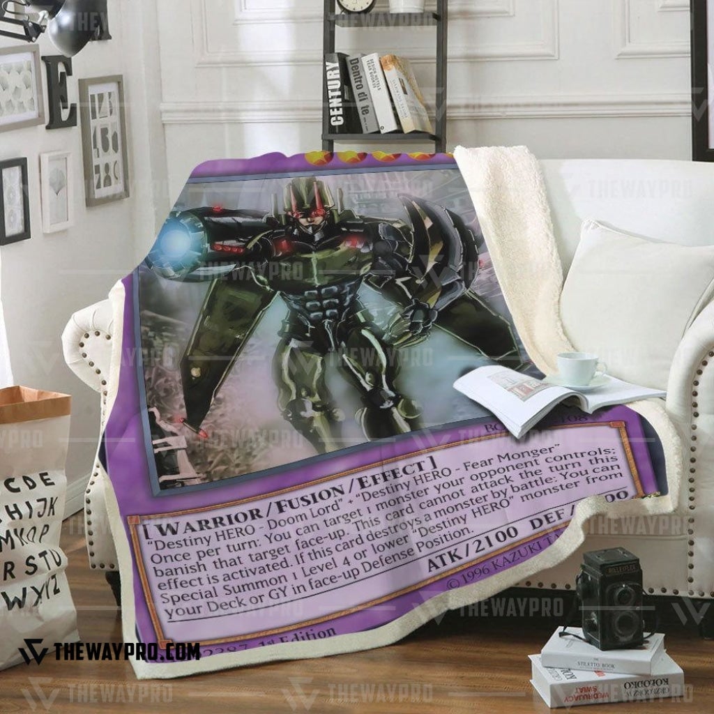 Yu Gi Oh Destiny Hero Doom Monger Blanket 3 Yu Gi Oh Destiny Hero Doom Monger Blanket 3