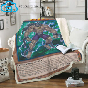 Yu Gi Oh Destiny Hero Dreadmaster Full Print Soft Blanket